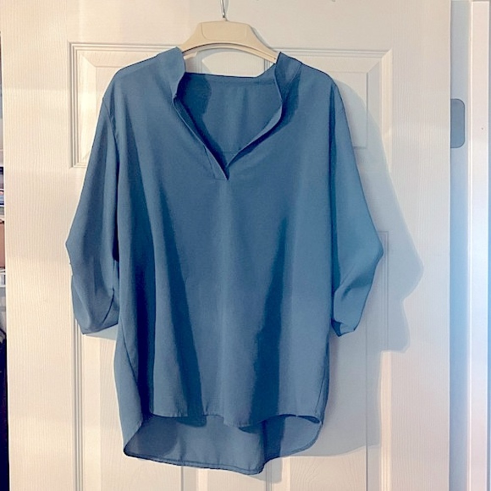 Women’s blue/green blouse